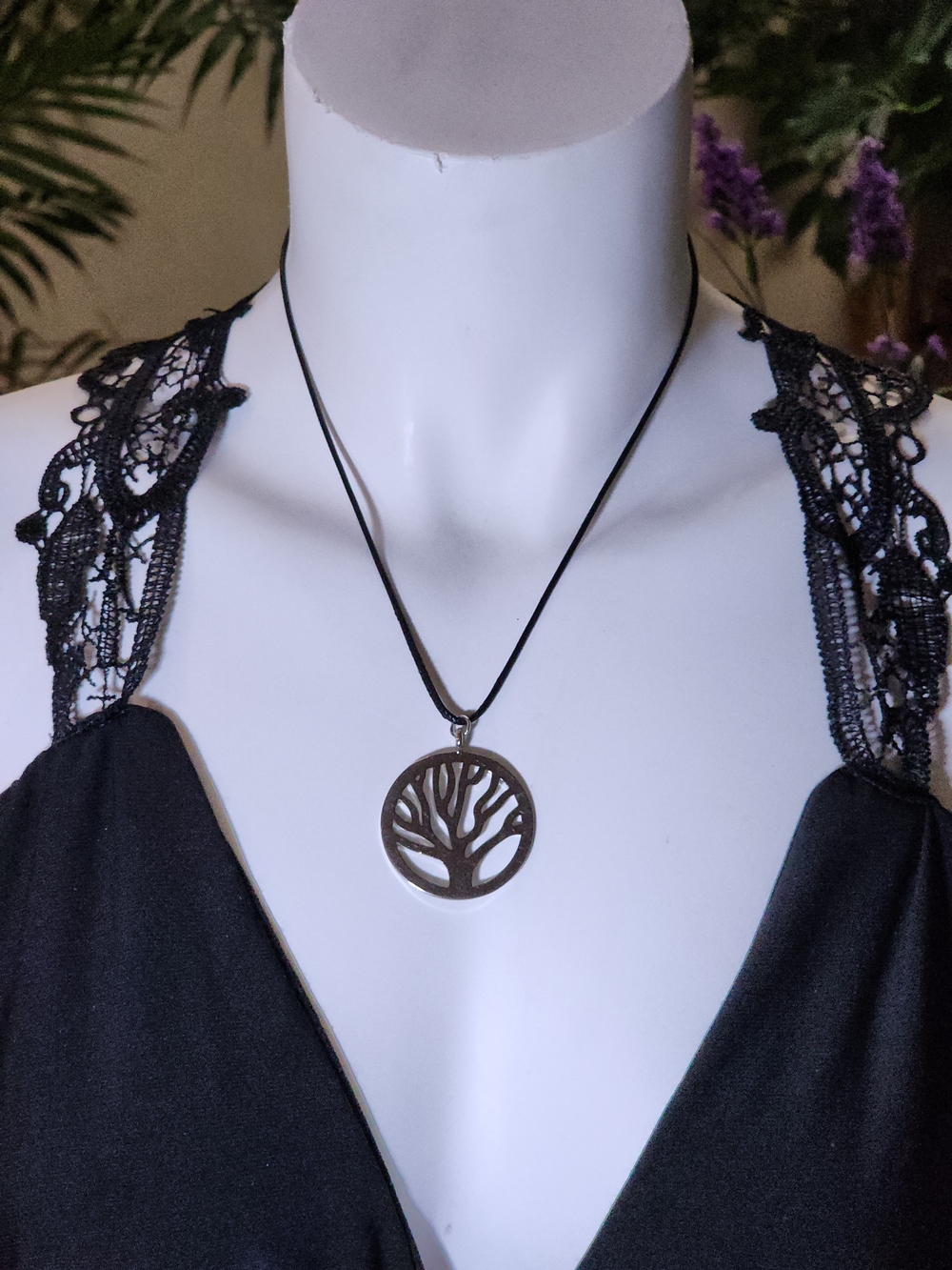 Tree of Life Silver Toned Pendant Necklace
